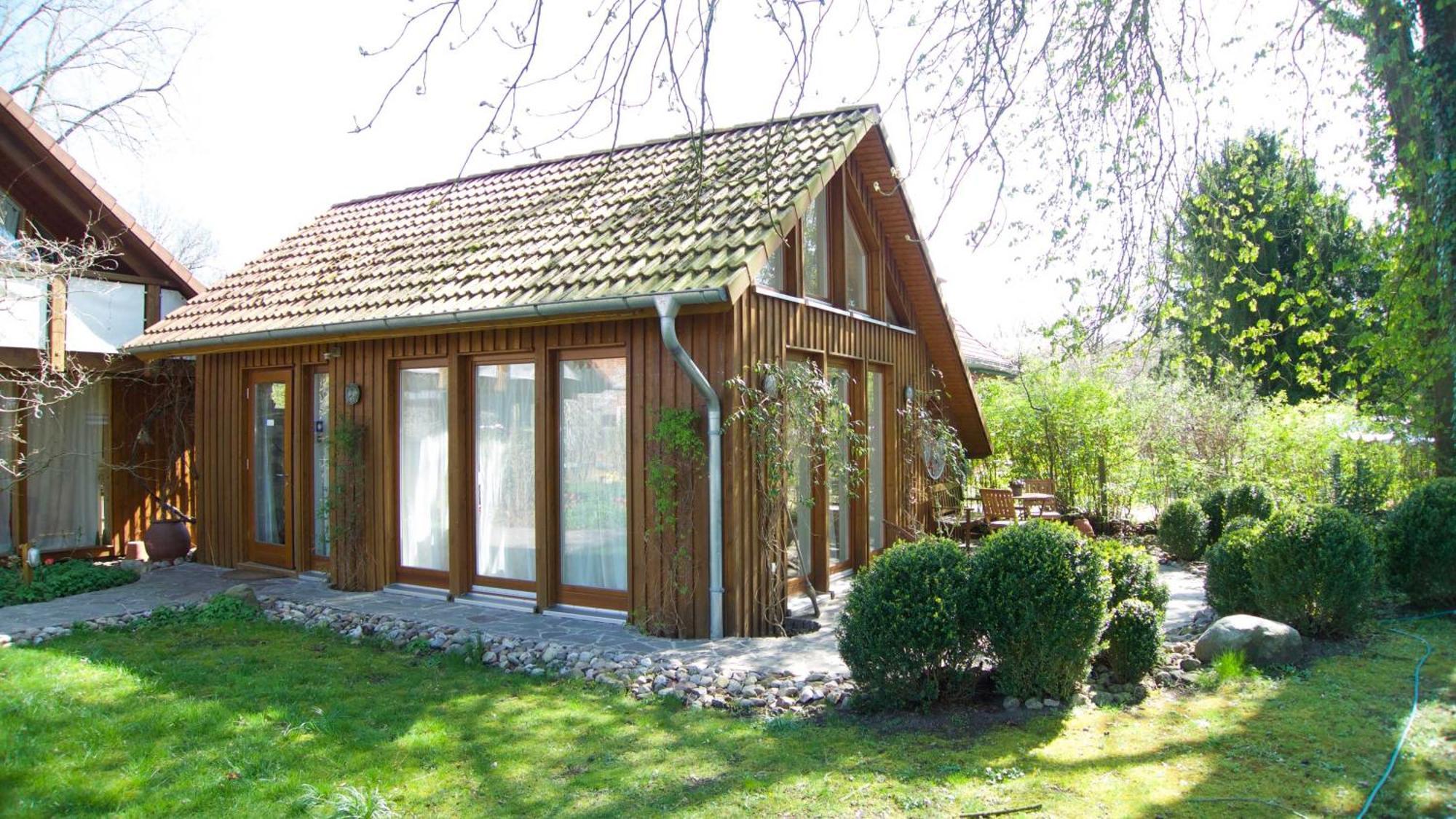 Ferienhaus Kastaniengruen Worpswede Bagian luar foto